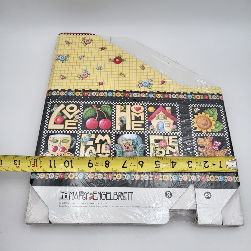 4 pcs Mary Engelbreit Magazine Paper File Holders Cardboard Box-New Sealed! - Picture 6 of 6